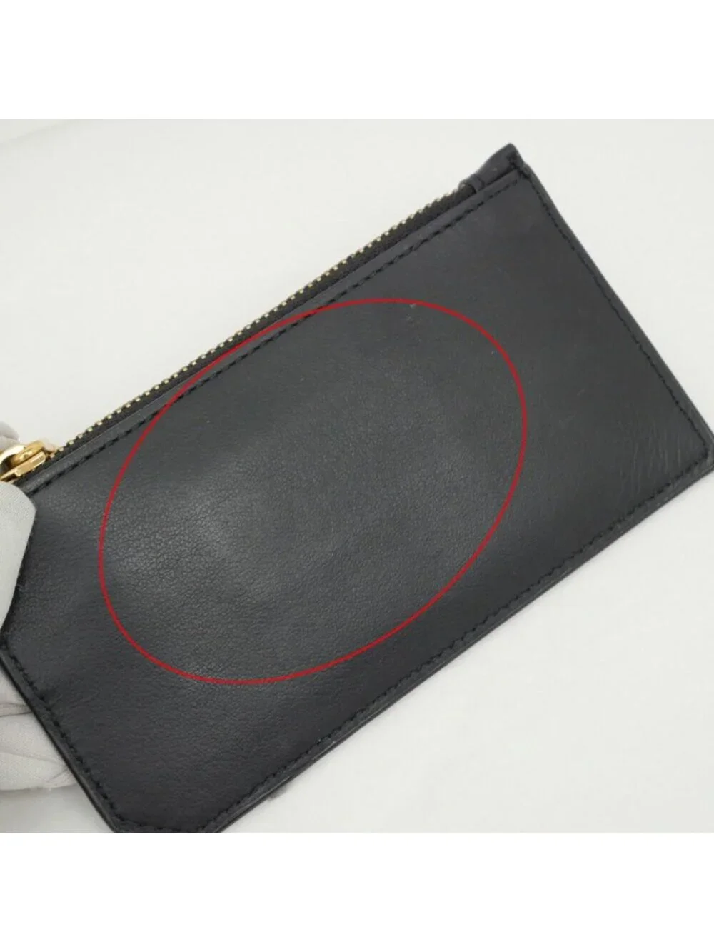 Versace Fragment Case Leather Black Medusa Gold Card